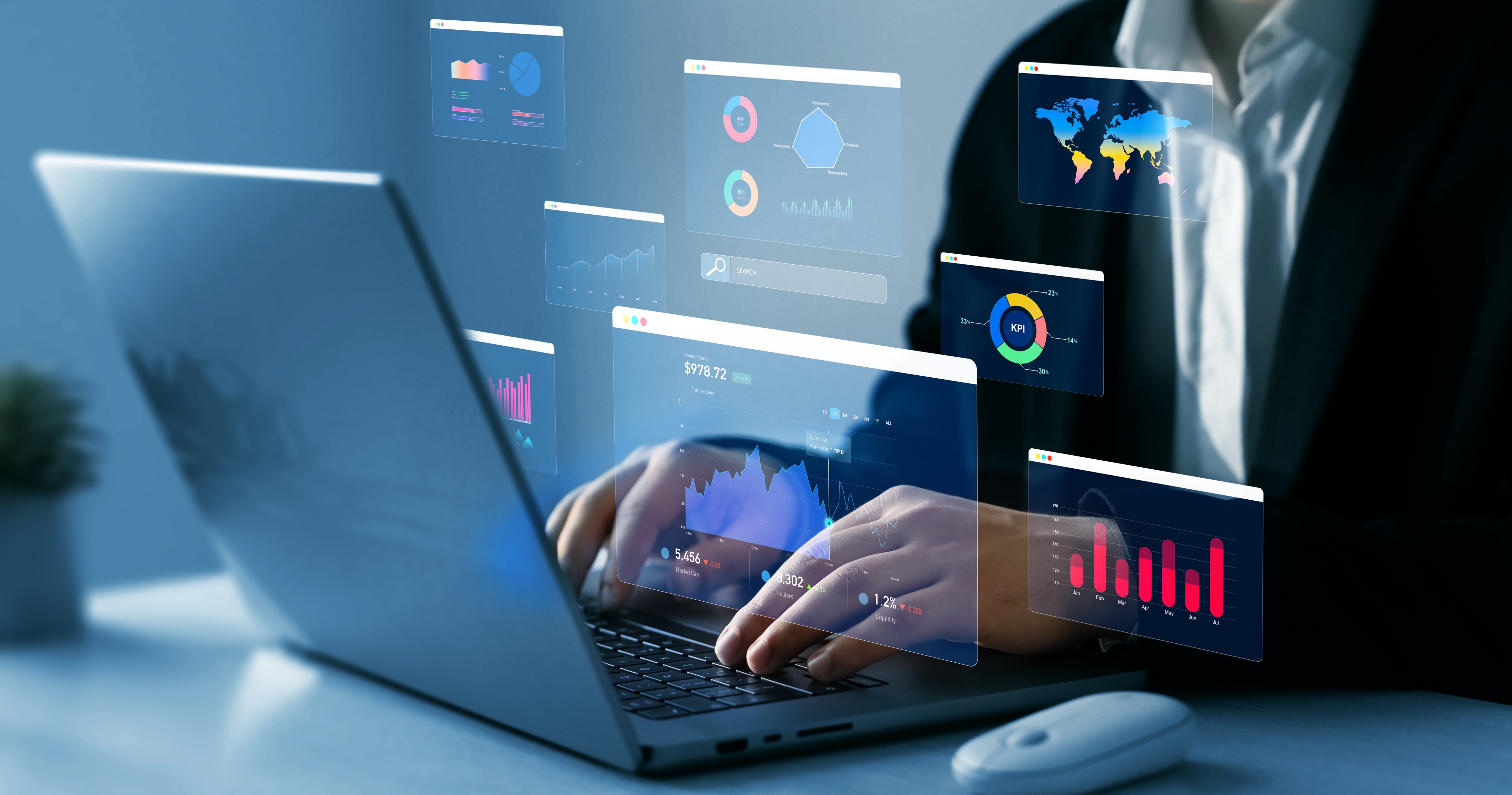 Technology-focused dashboard example